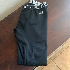 BCG Black Athletic Leggings cold weather compression pants
